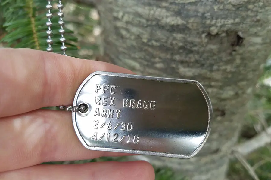 Rex Bragg Dog Tags