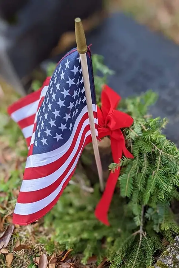 portrait flagwreath